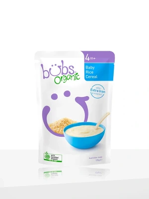 Organic Baby Rice Cereal – Baby’s First Solid Food