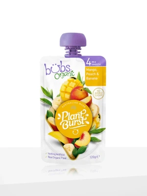 Organic Mango, Peach, and Banana